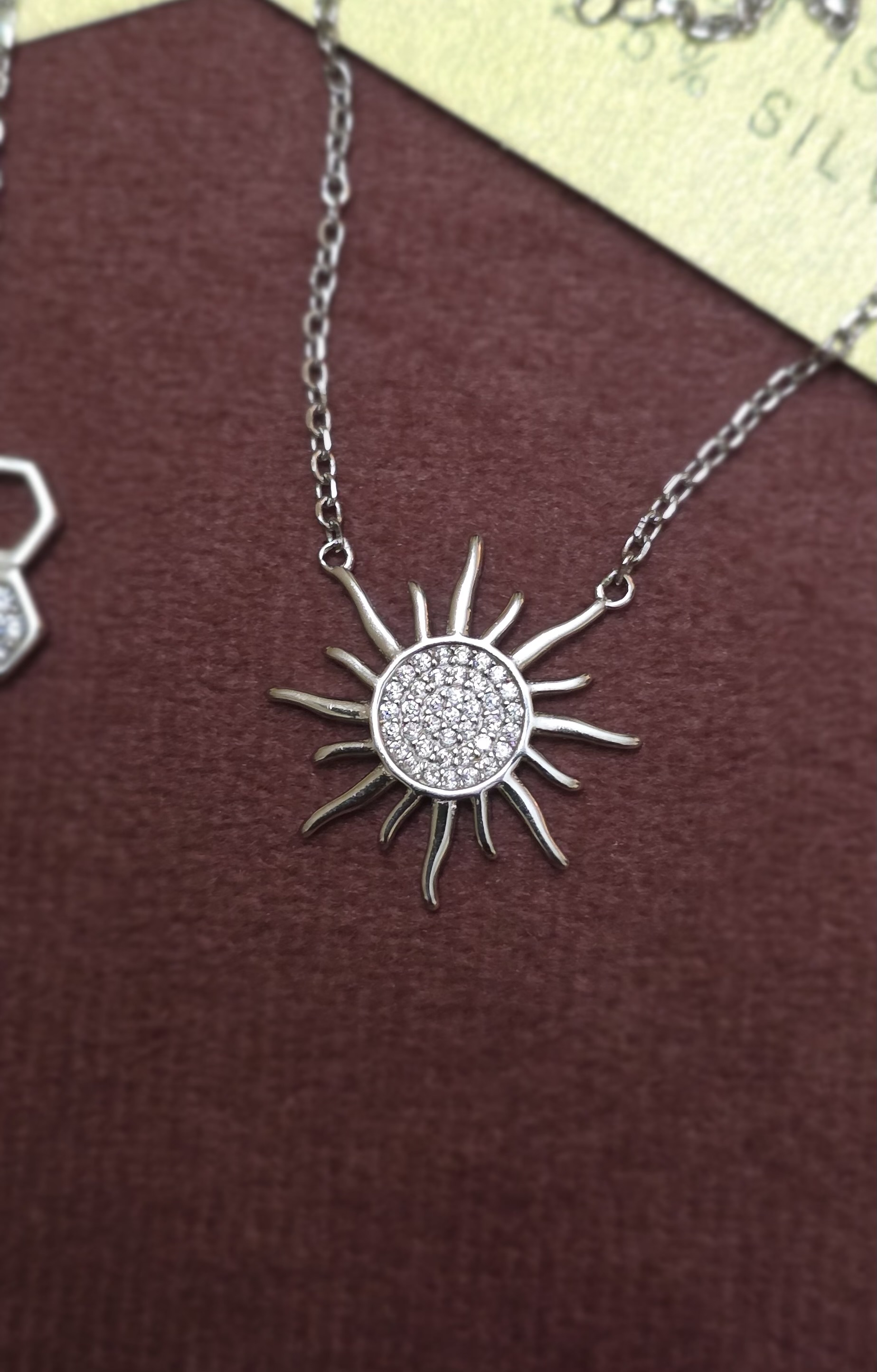 Sunburst Pendant Necklace