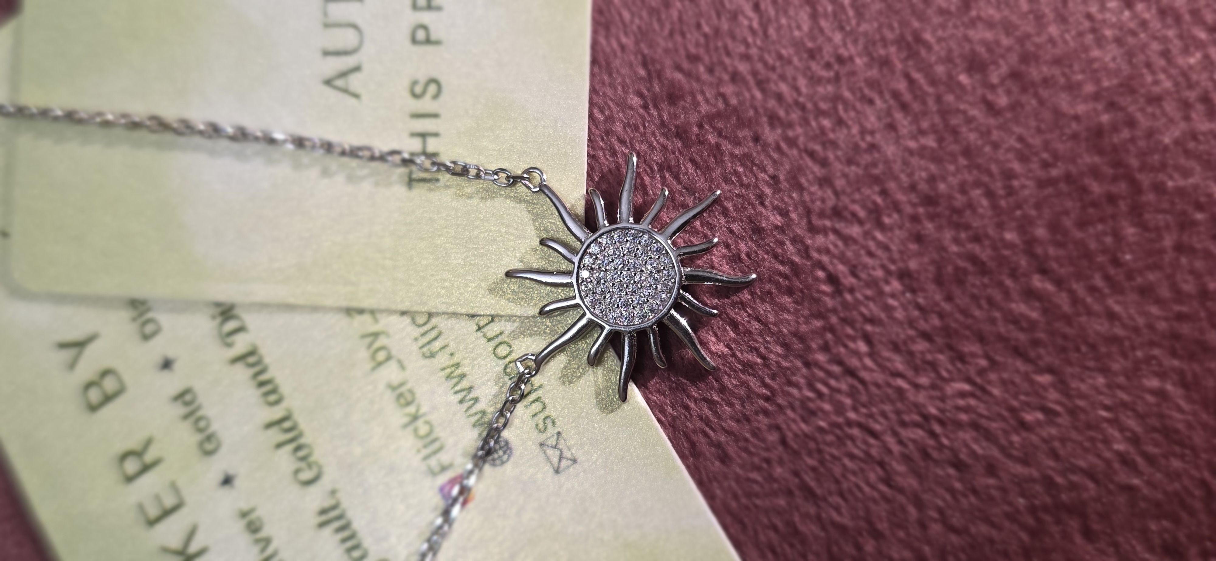 Sunburst Pendant Necklace