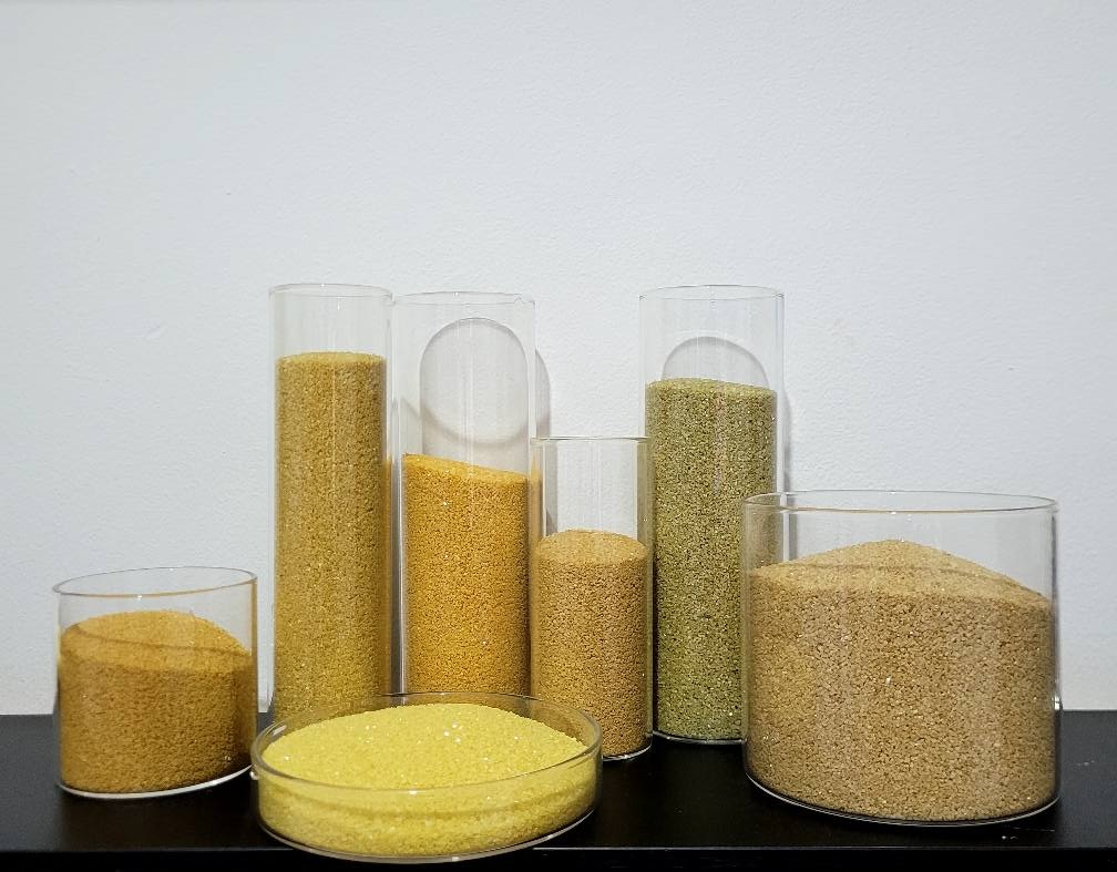 Areia Colorida MALEOGA® - Tons de Dourado