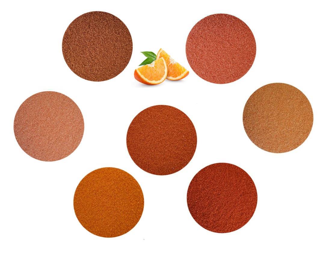 Areia Colorida MALEOGA® - Tons de Laranja