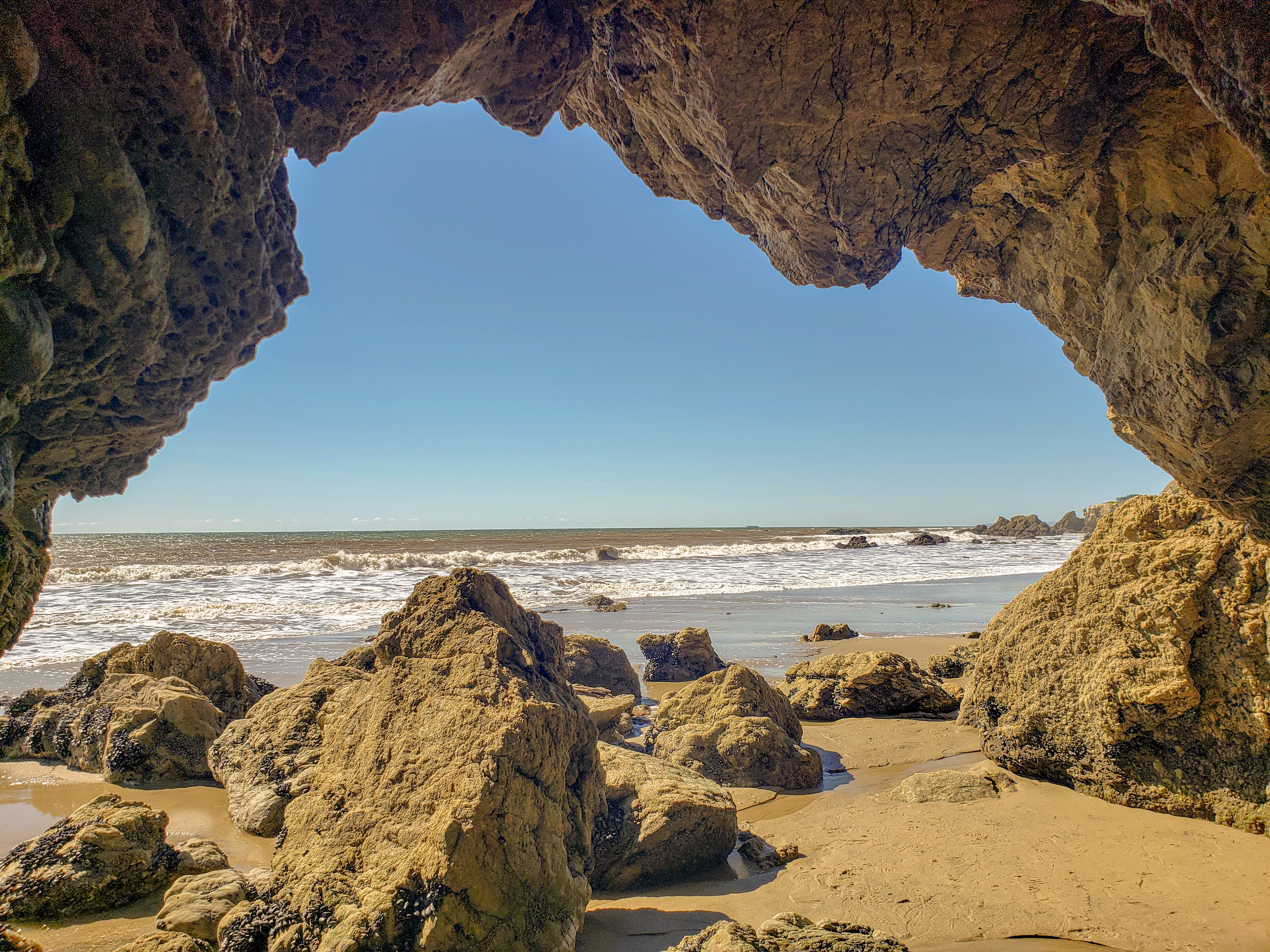 Cave on the beach SD