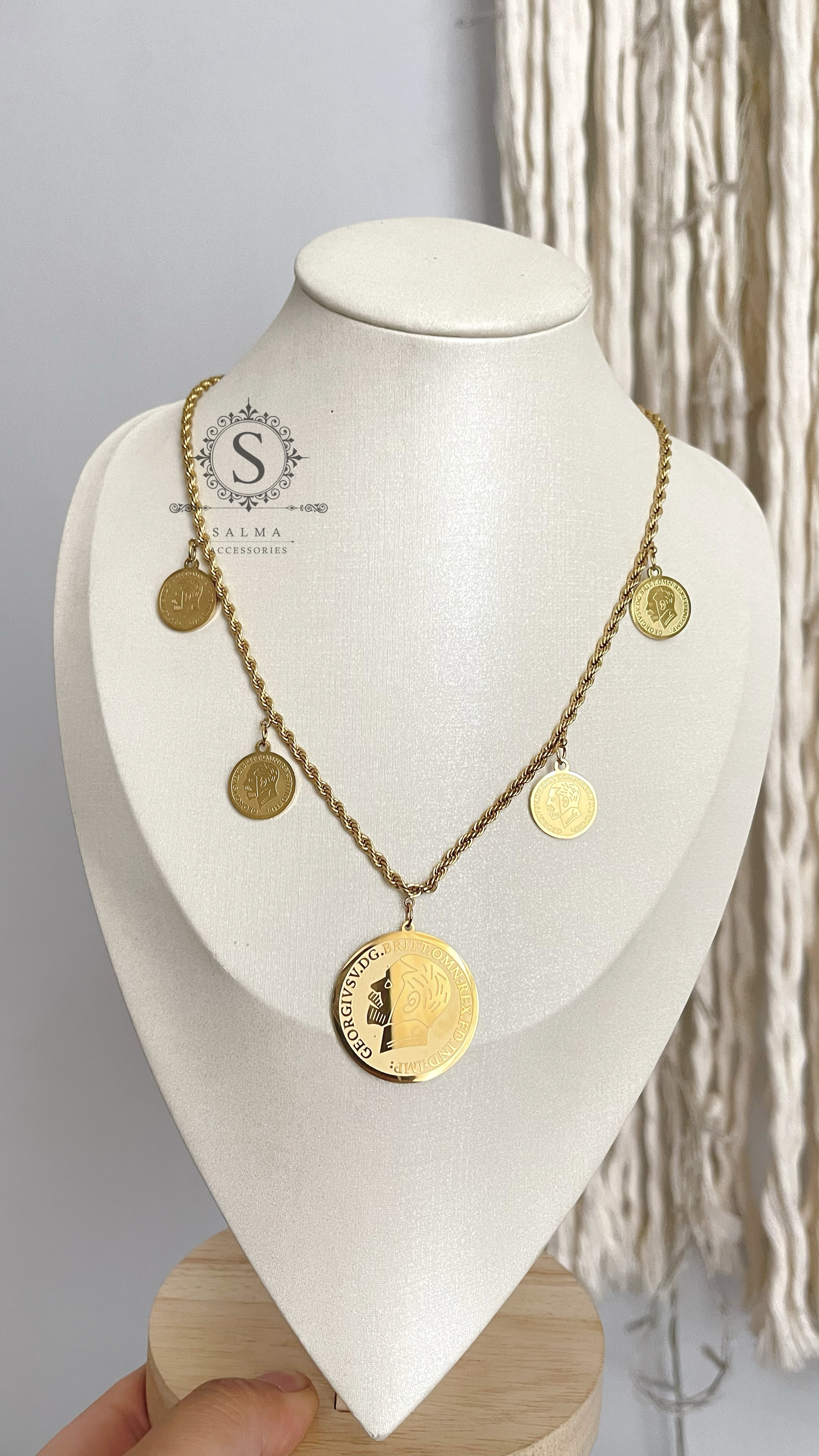 coin necklace