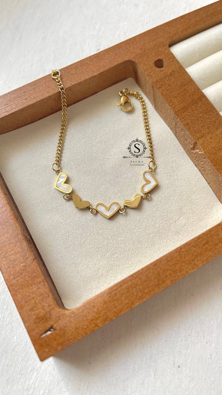hearts bracelet