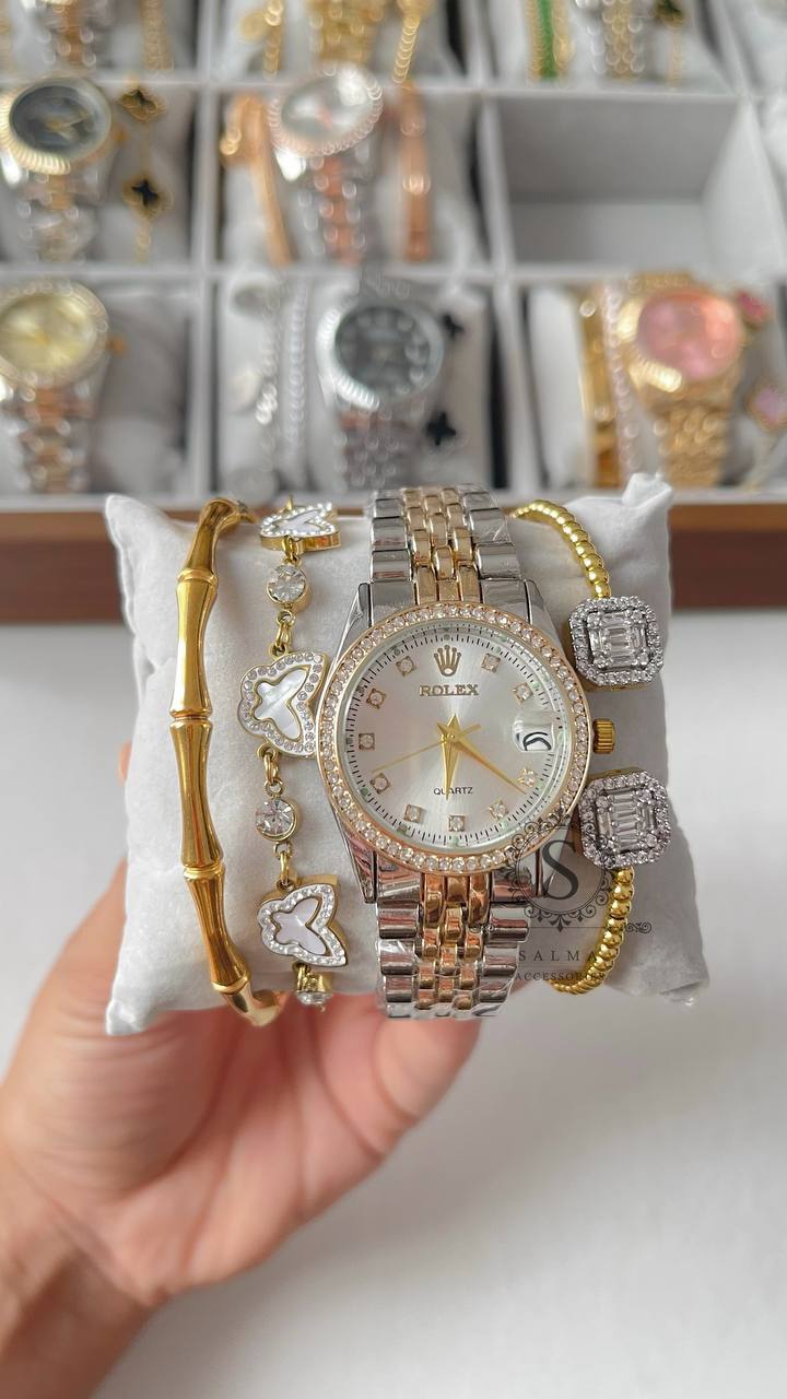 silver&gold set