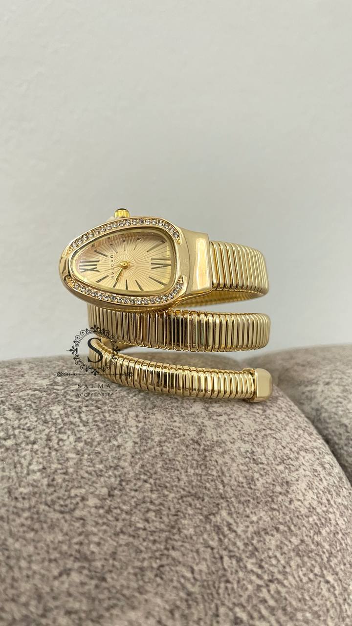 gold snake watch