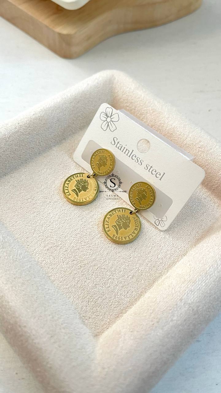 coin earring