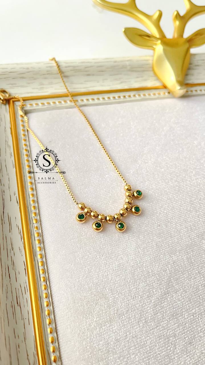 green anklet