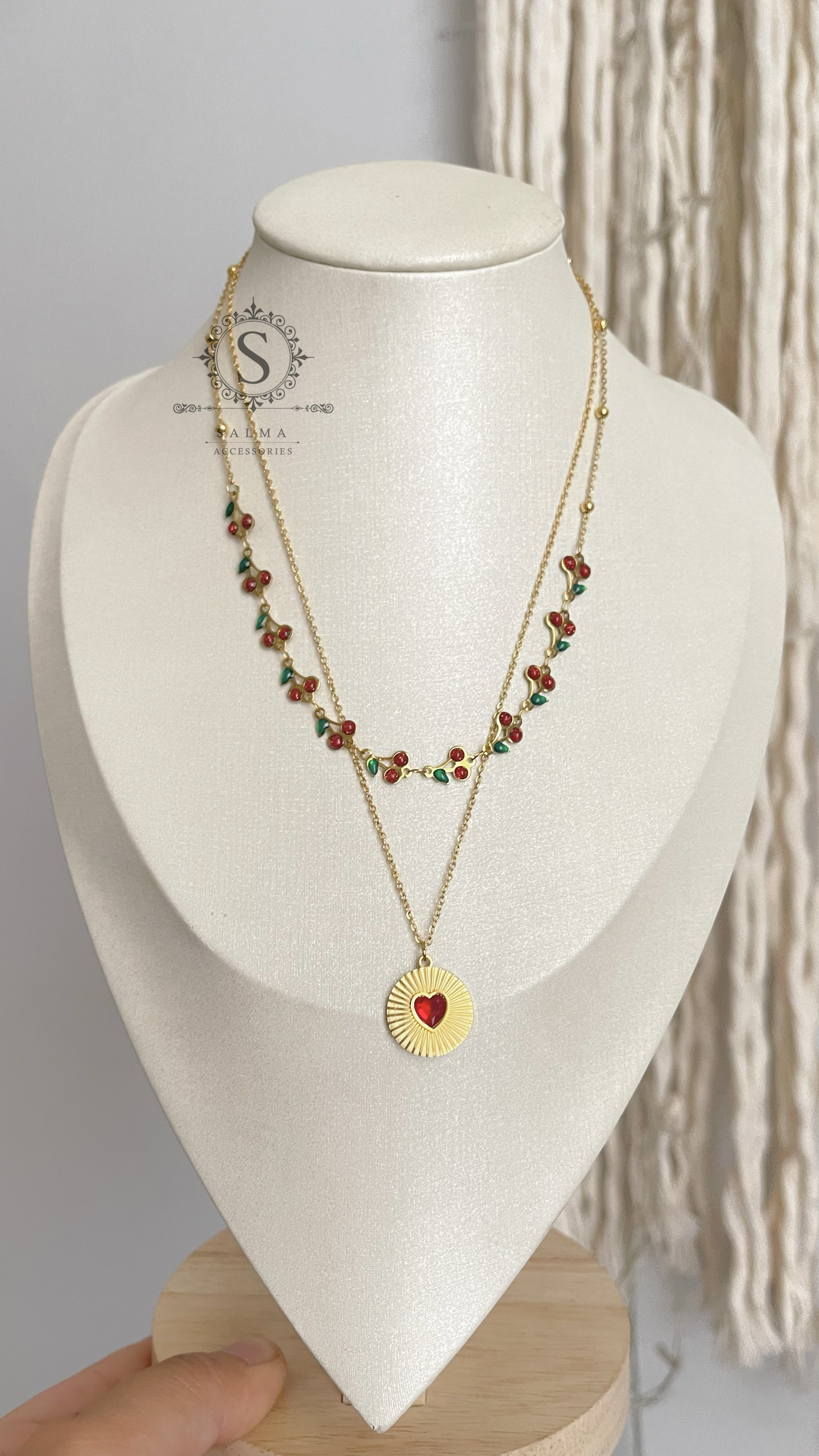 cherry necklace
