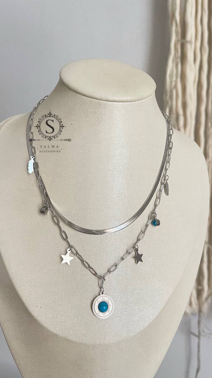 eye silver necklace3