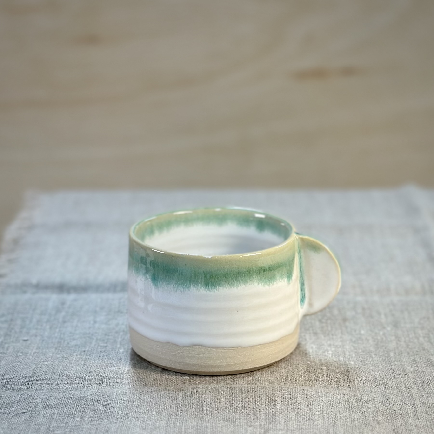 Espresso Cup - green rim