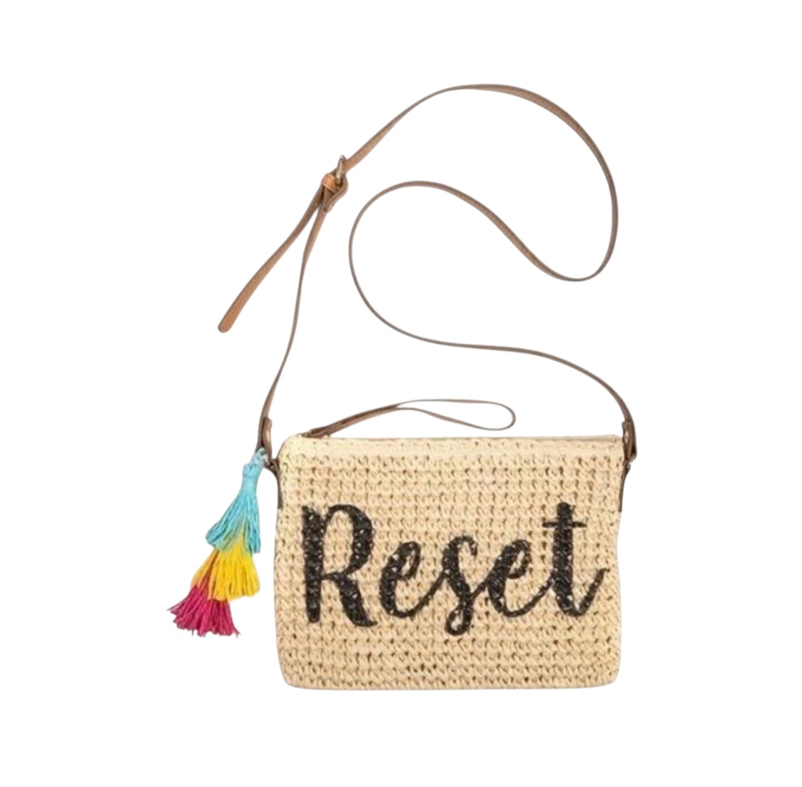 INC Straw Crossbody 