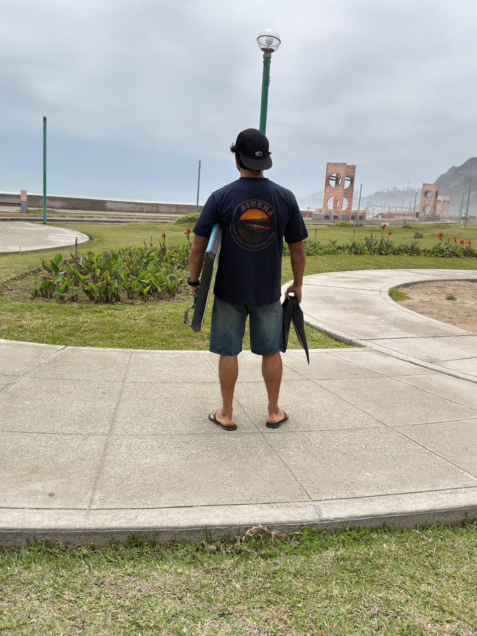 Camiseta azul Asukha