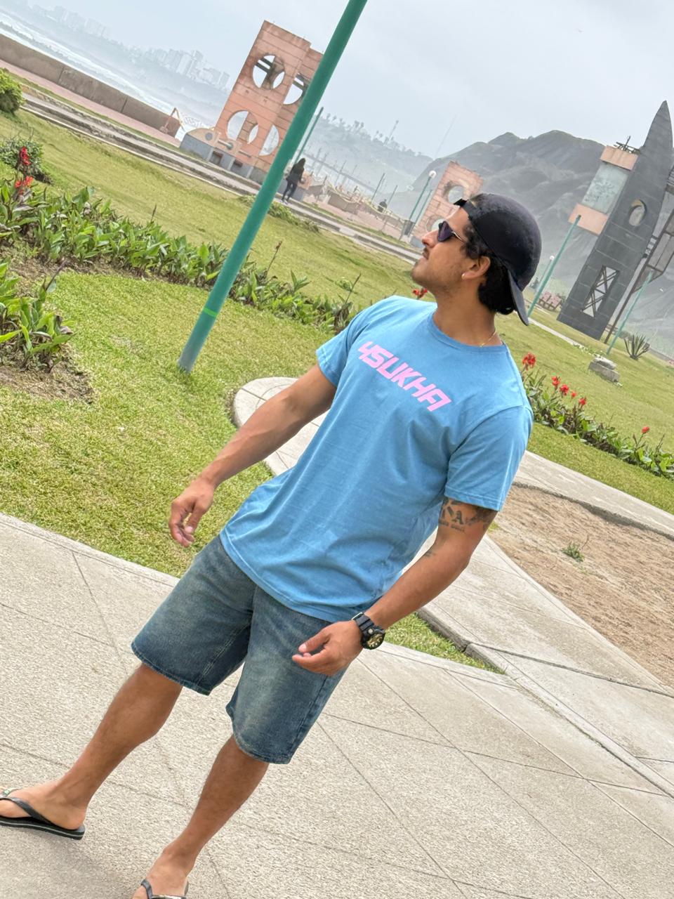 Camiseta azul 4SUKHA