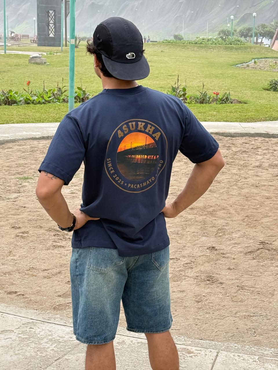 Camiseta azul Asukha