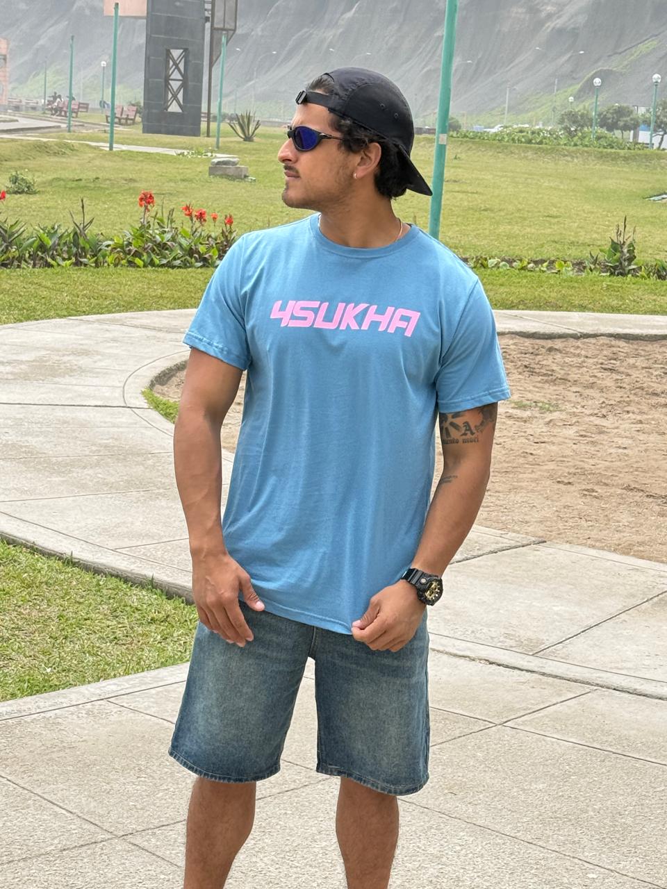 Camiseta azul 4SUKHA