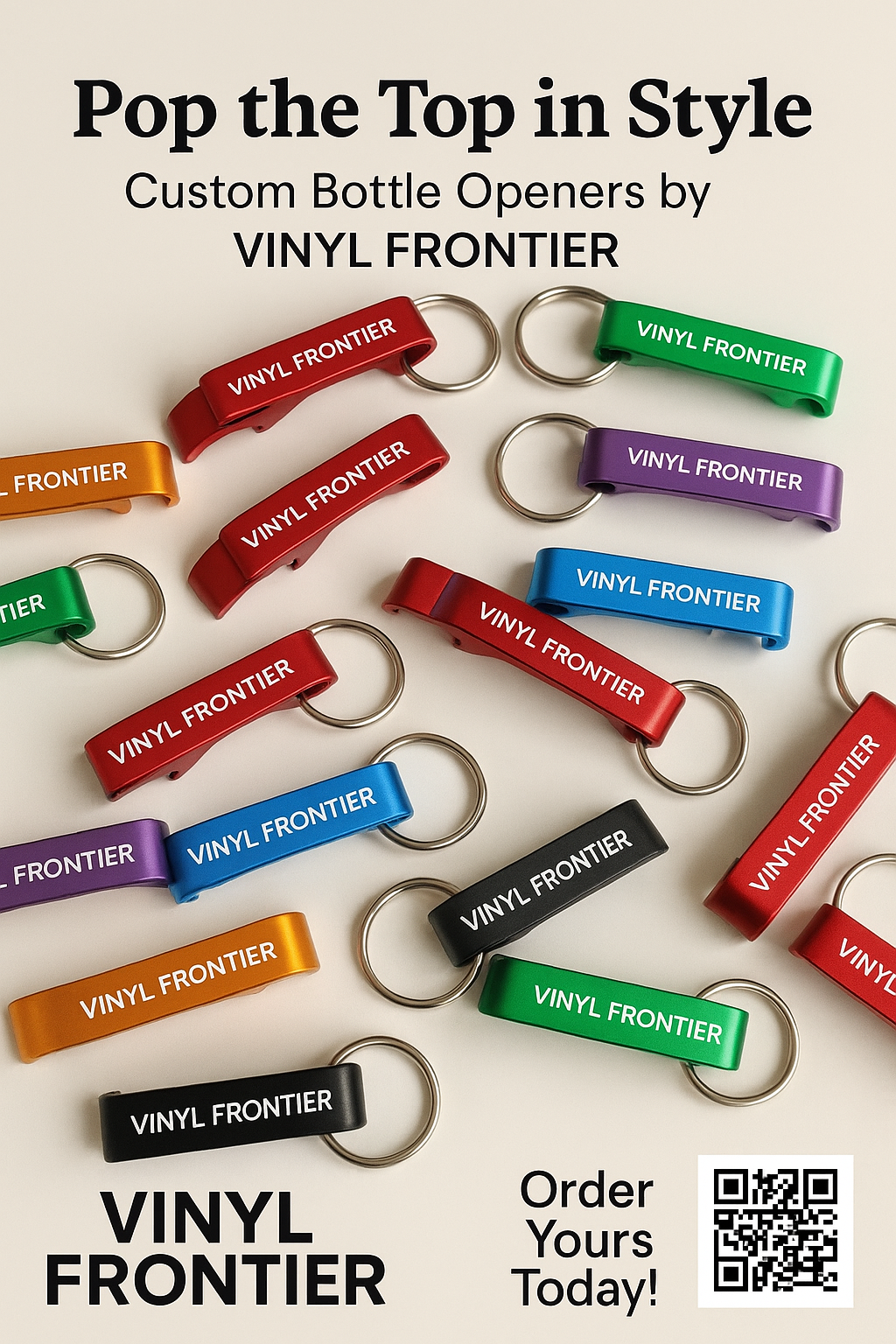 Vinyl Frontier Keychain