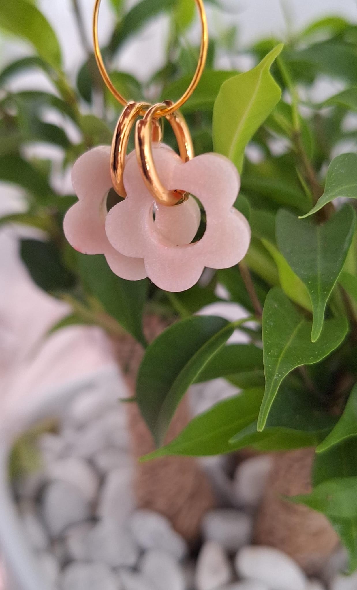 Boucles d'oreilles bifaces