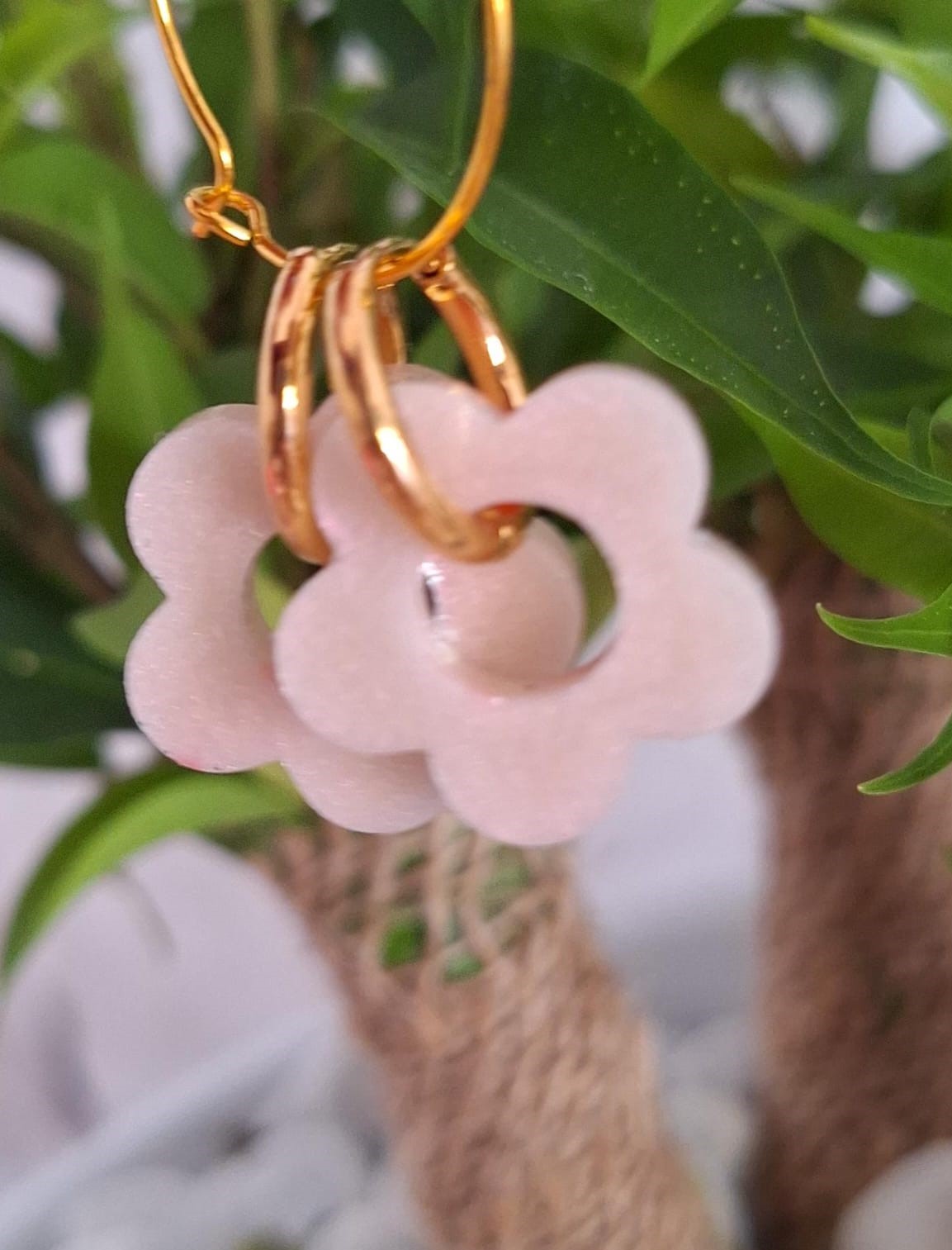 Boucles d'oreilles bifaces