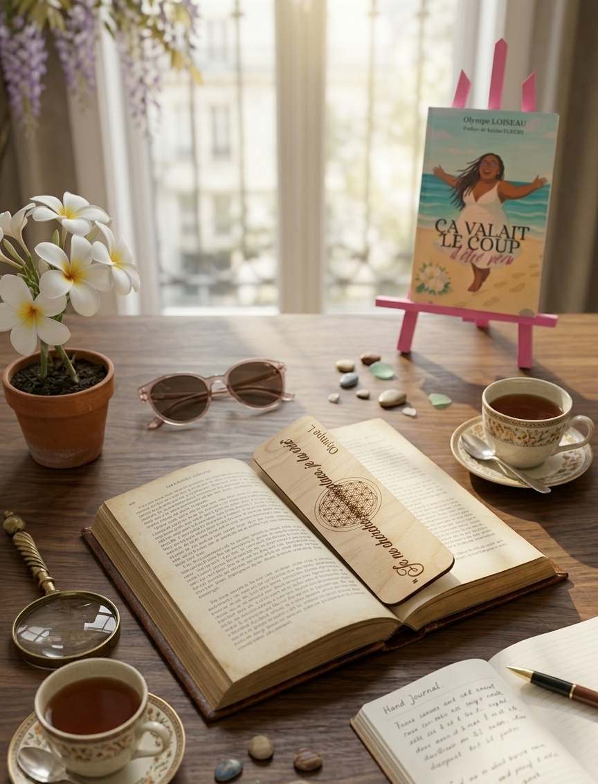 Marque-page Collector Gravé en Bois 