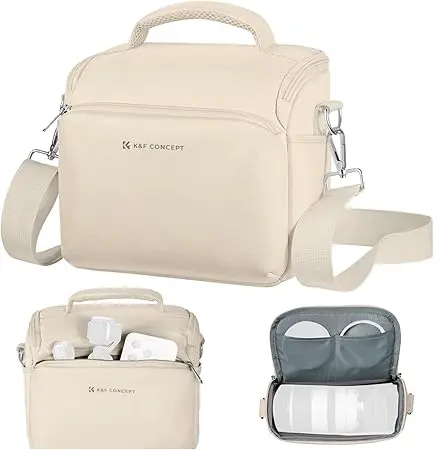 K&F Concept カメラバッグ ショルダーバッグ カメラショルダーバッグ, 01-black, モダン
