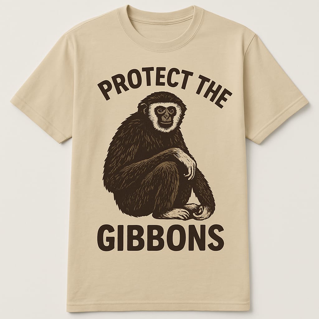"Protect the Gibbons" Tee