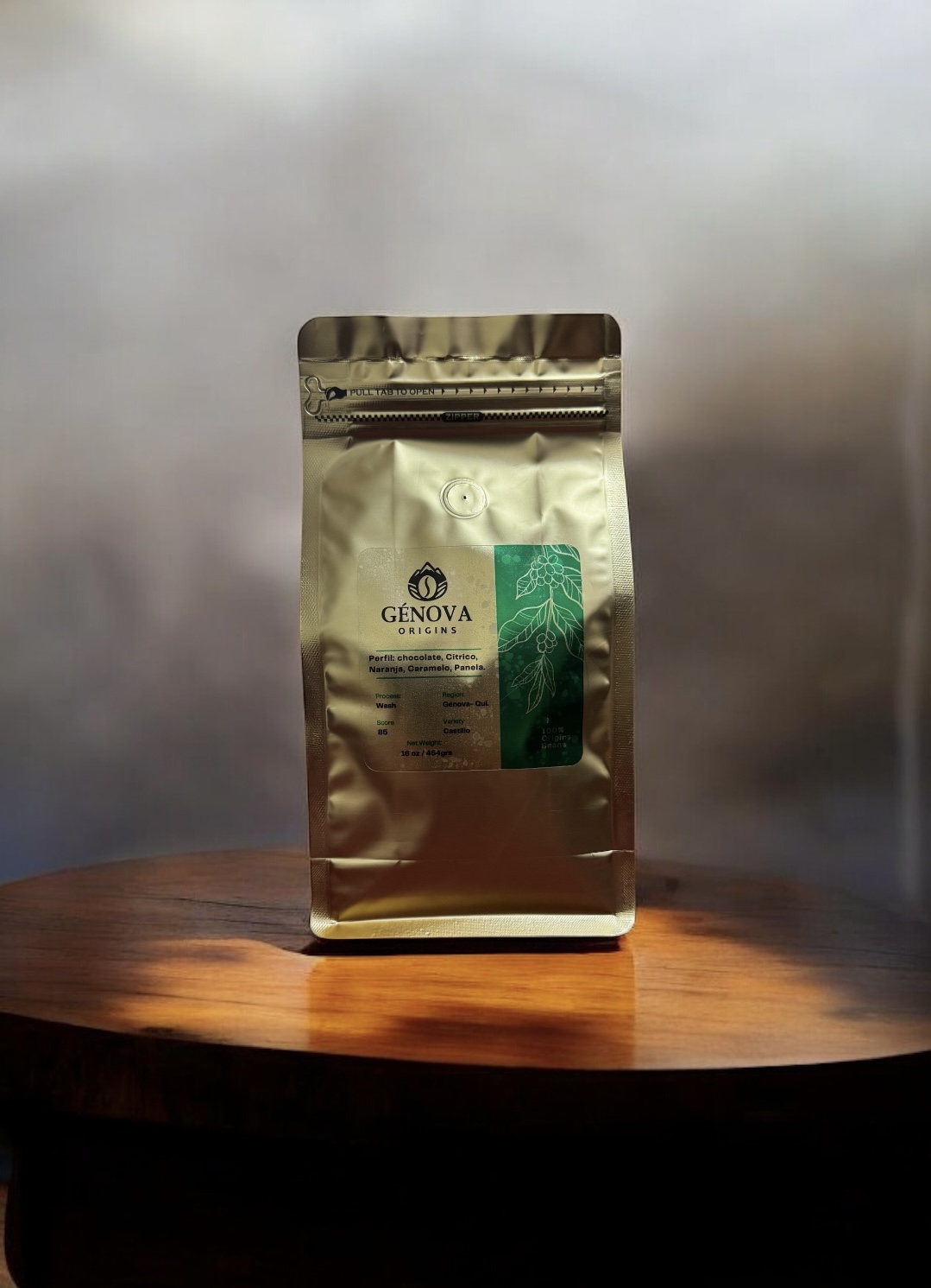 Café Castillo Lavado Génova Origins 454gr. 85 puntos en taza