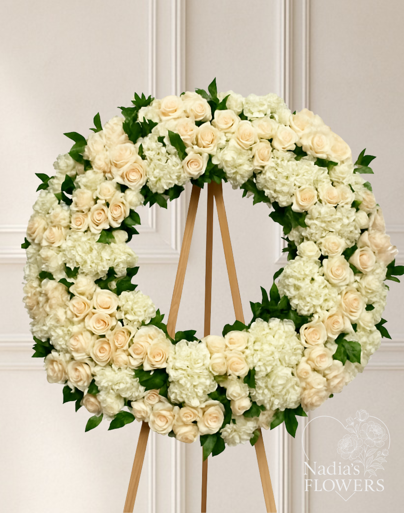 Graceful Remembrance Wreath 🤍🌿