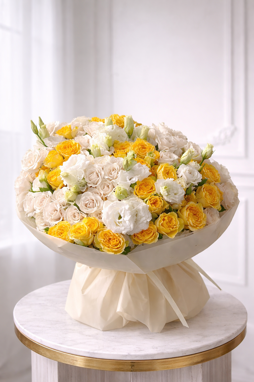 Golden Ivory Elegance