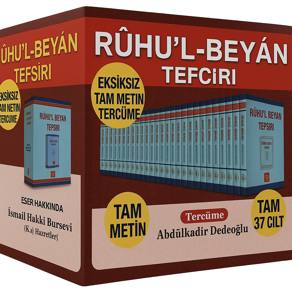 Ruhul Beyan Tefsiri Toplam 37 Cilt Takım + Kargo