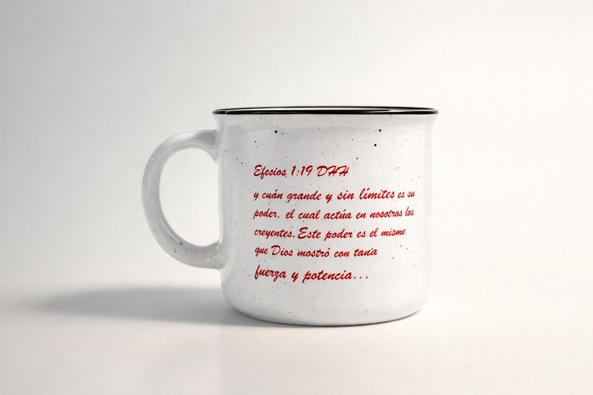 Taza Esmaltada Blanca