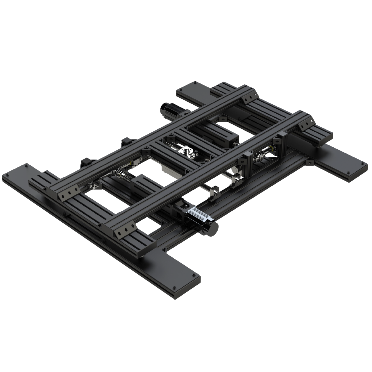 Traction Loss Extended Black 2DOF 80ST Servo Motors 