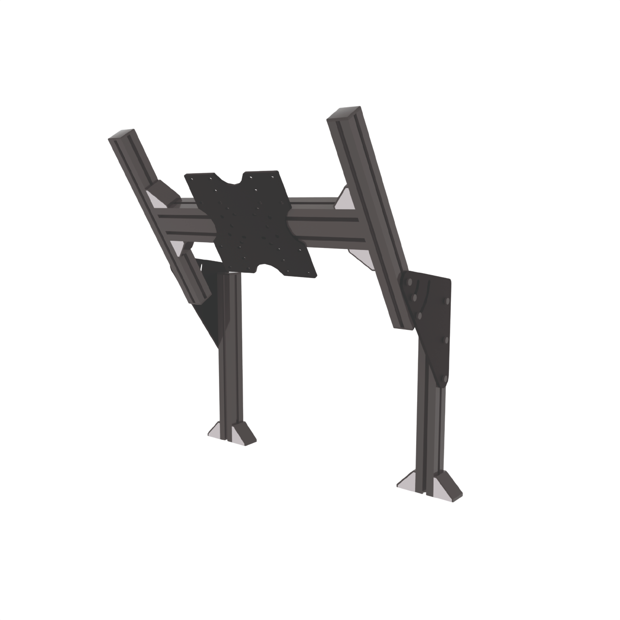 Quad monitor stand kit
