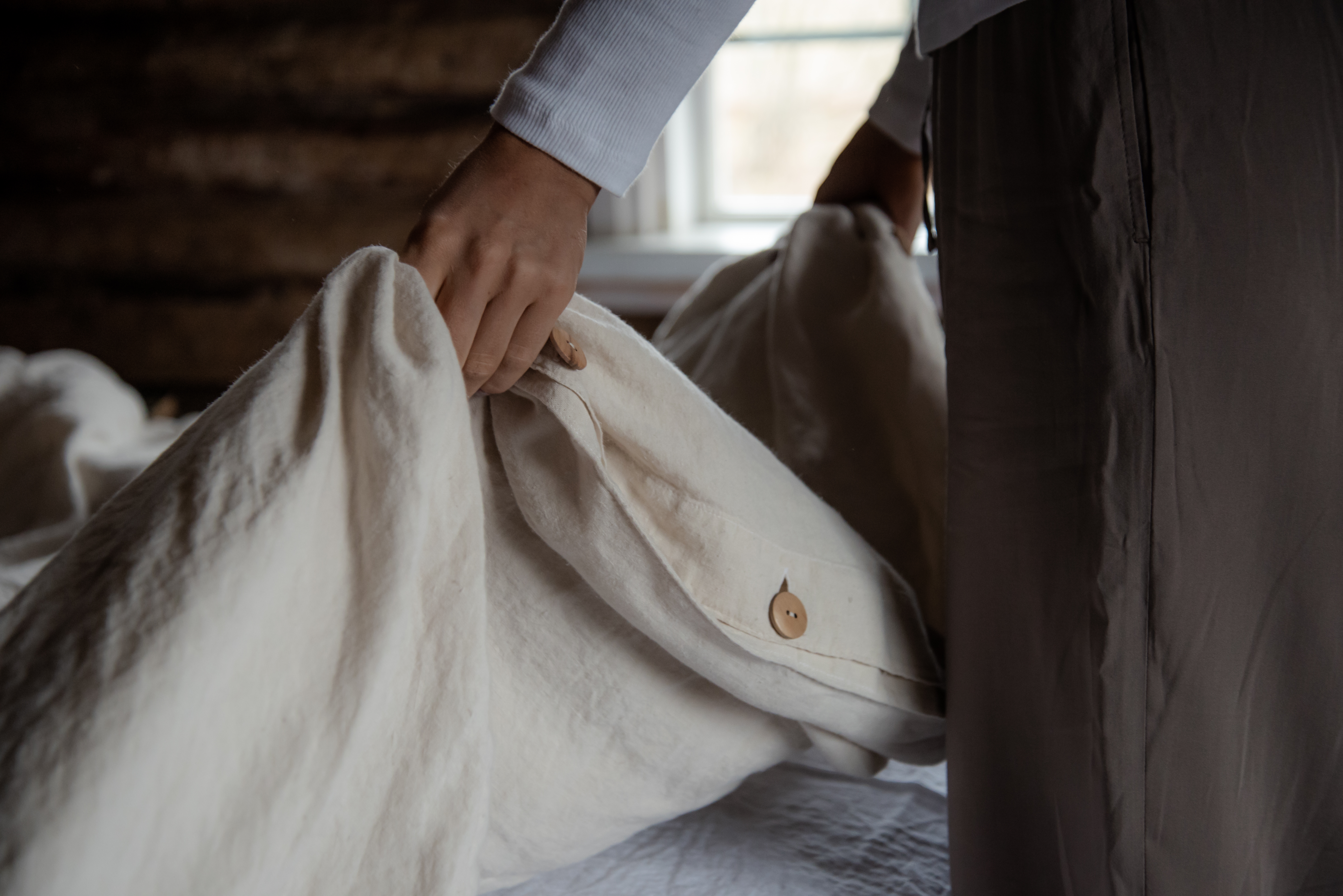 Kreminė Aptempiama Paklodė (Su Guma)