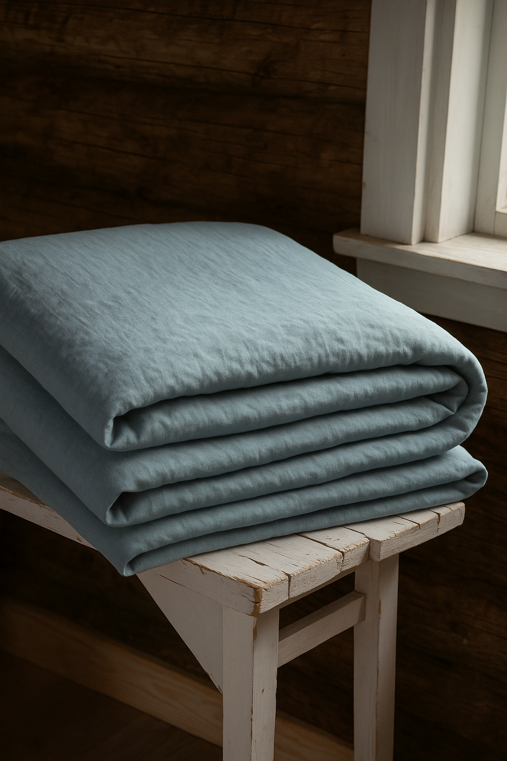 Šviesiai Mėlyna Paklodė (Be Gumos)