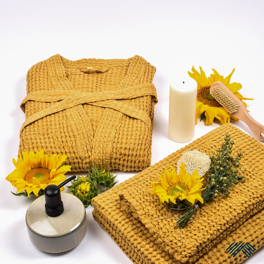 Lininis Rankšluostis – Geltona