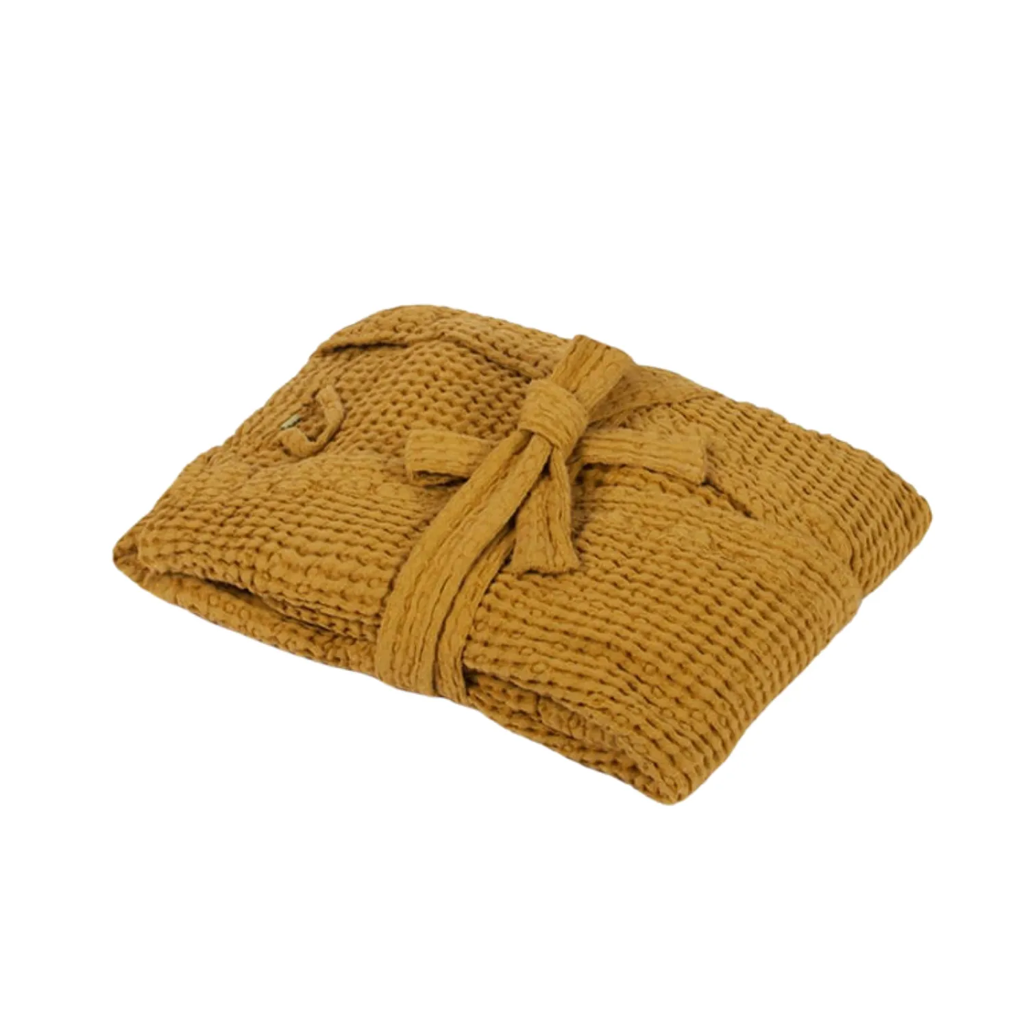 Geltonas vaflinis chalatas