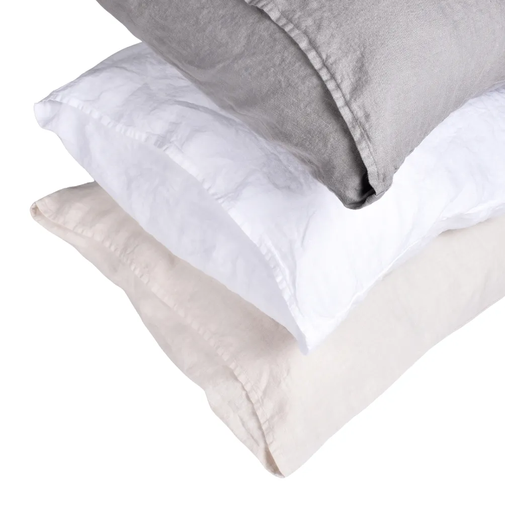 Pelenų Pilkas Lino Pagalvės Užvalkalas