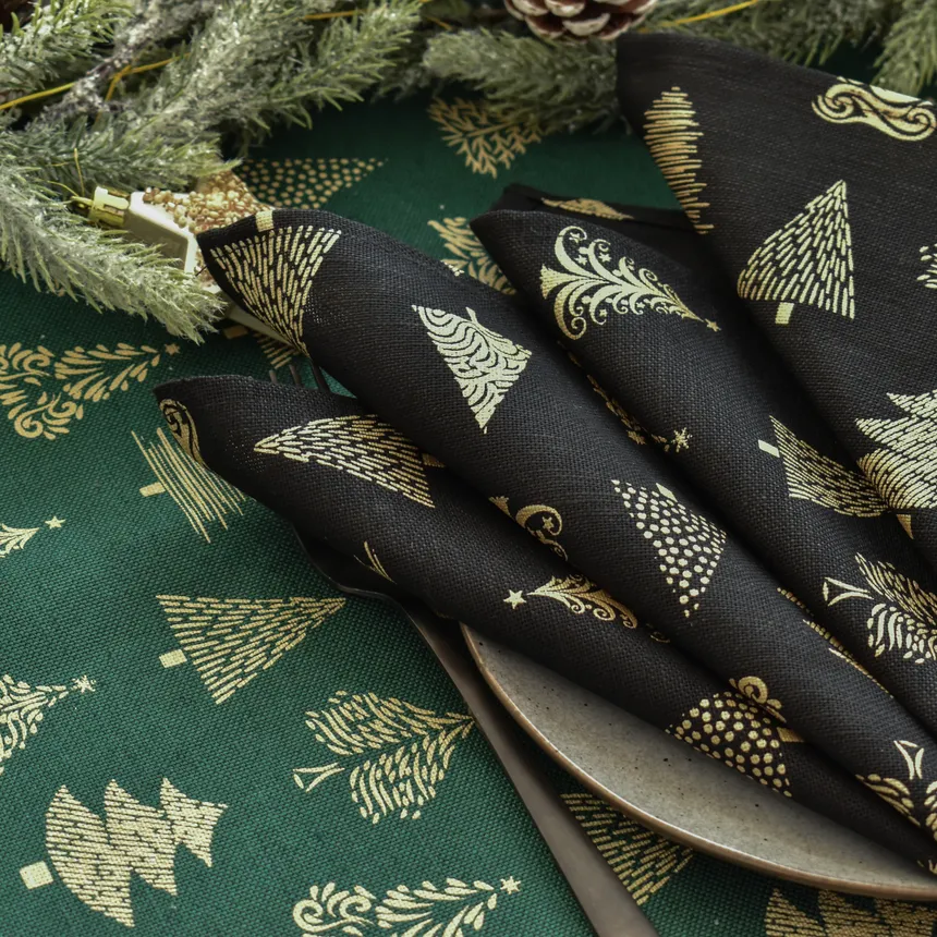 Servetėlių komplektas - Prabangios Kalėdos