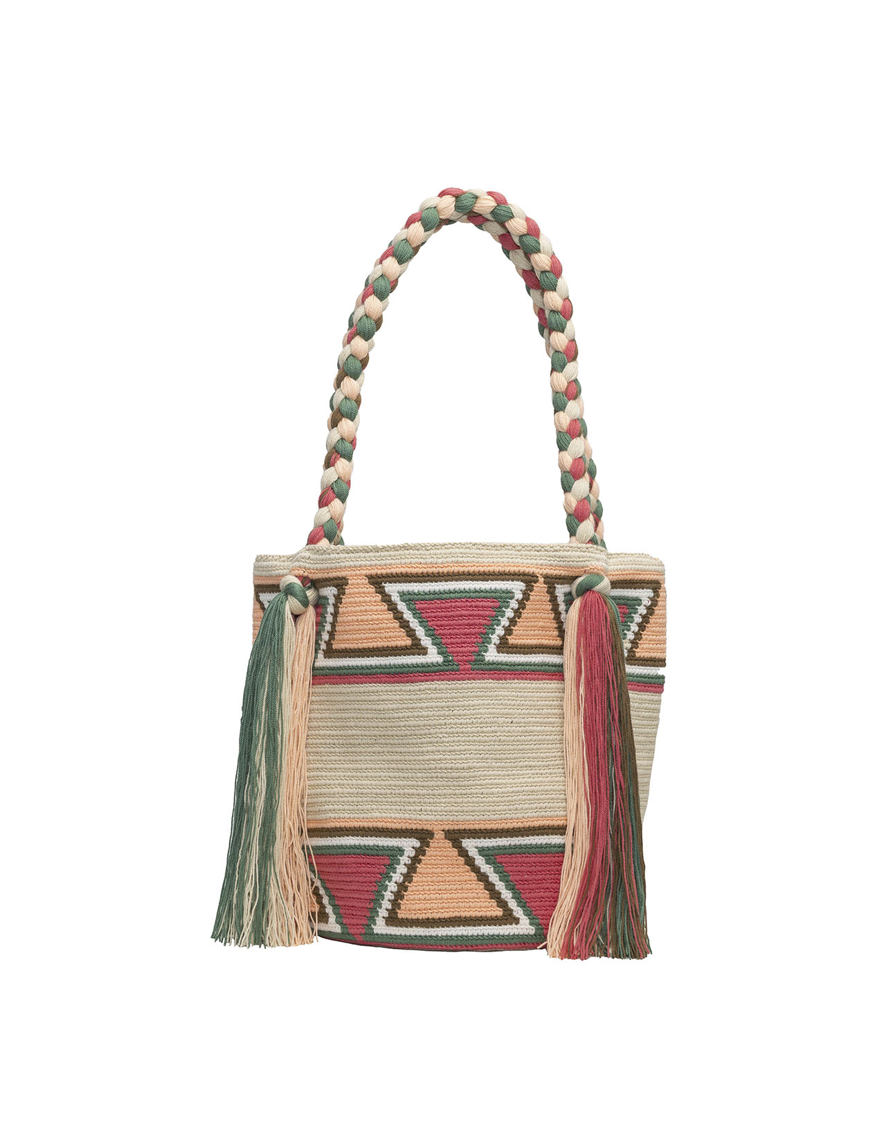 Ranunculus shoulder tote bag