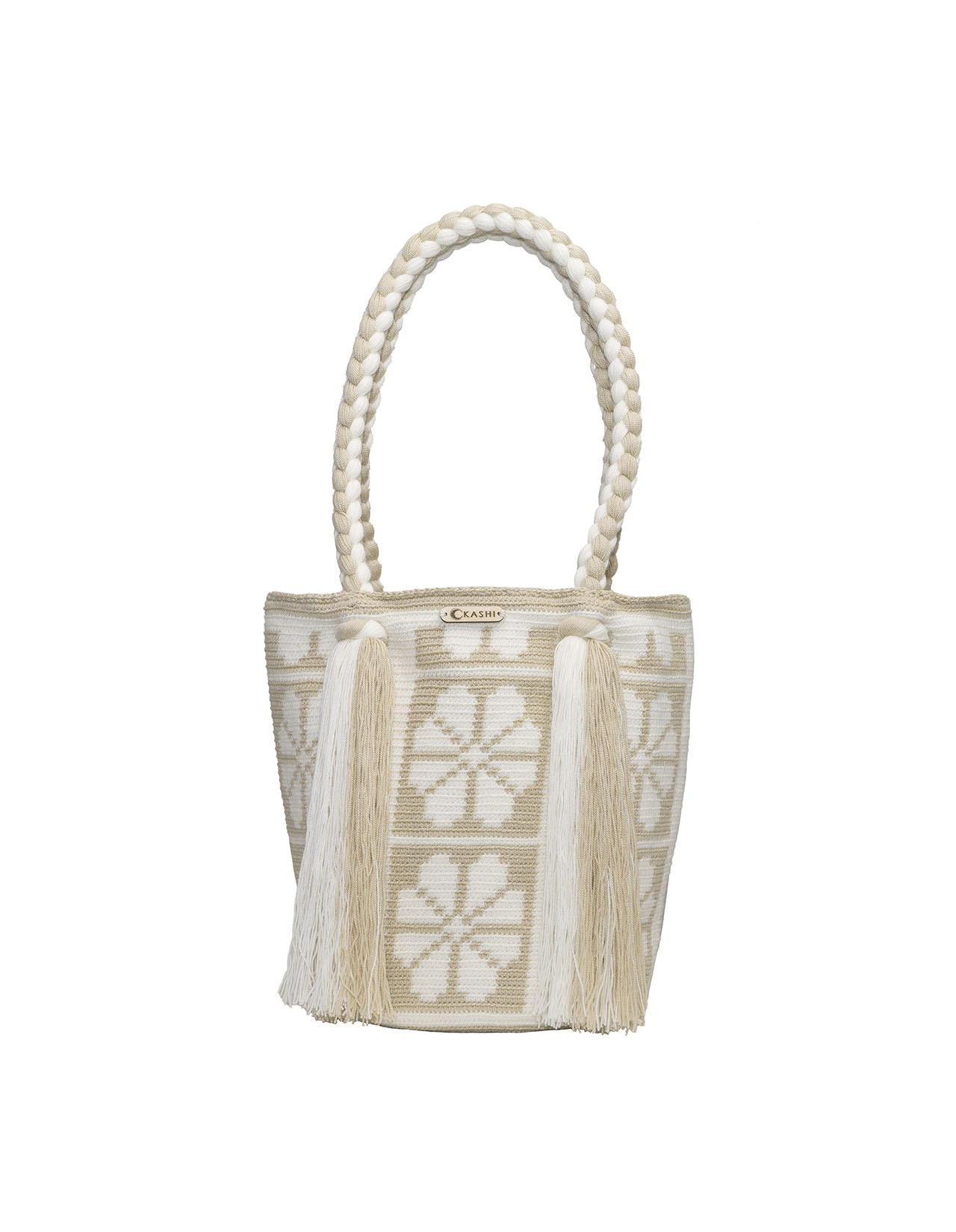 Magnolia shoulder tote bag