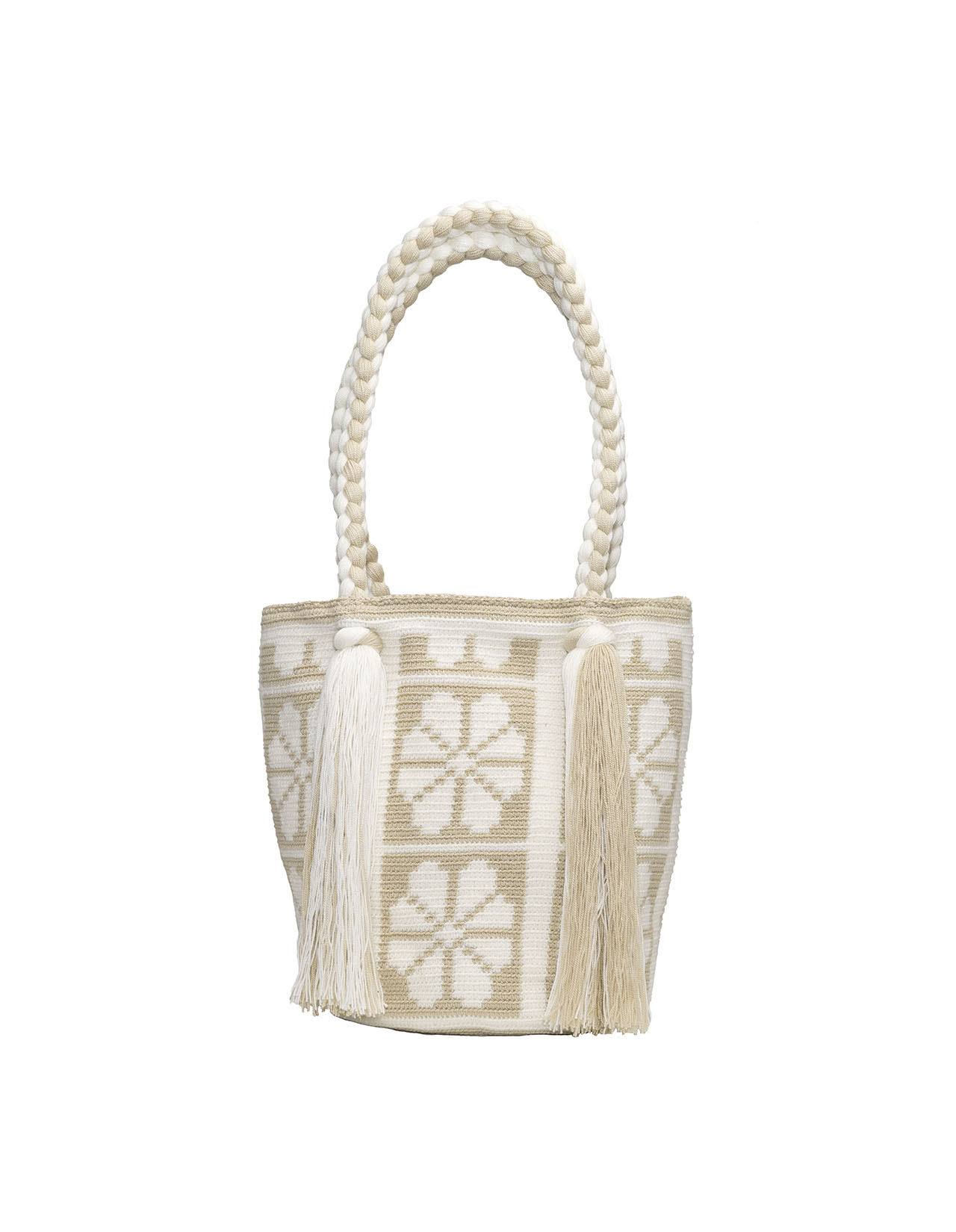 Magnolia shoulder tote bag