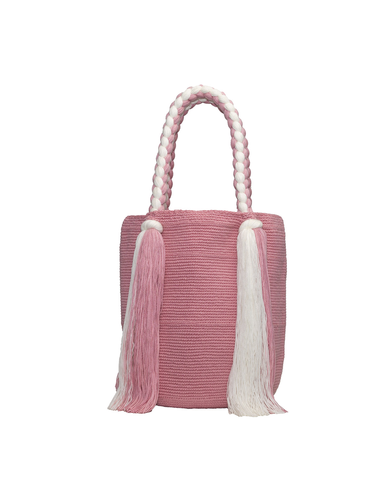 Carnation shoulder tote bag