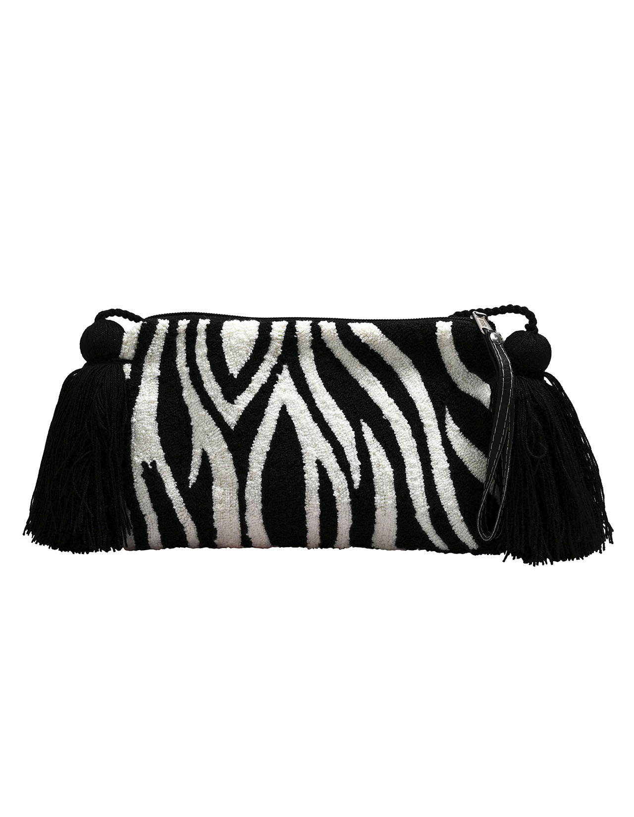 Black and white sling bag