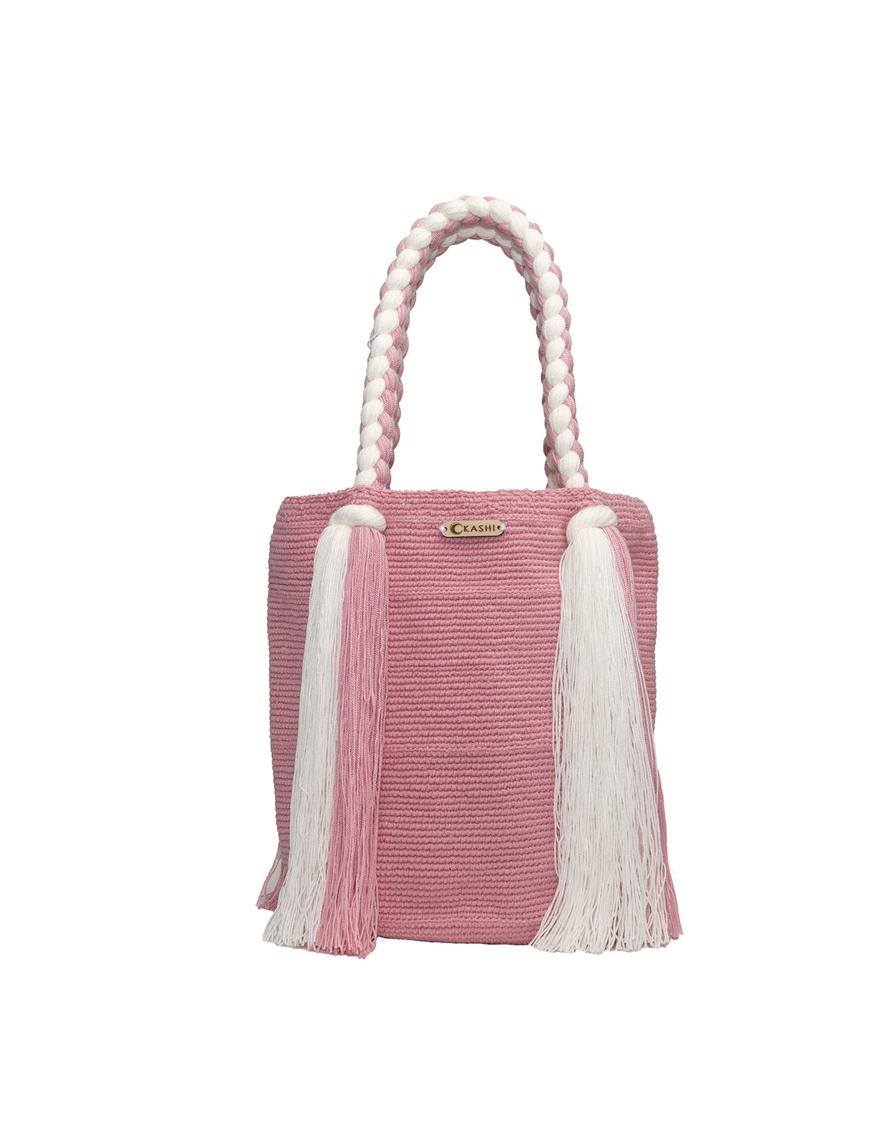 Carnation shoulder tote bag