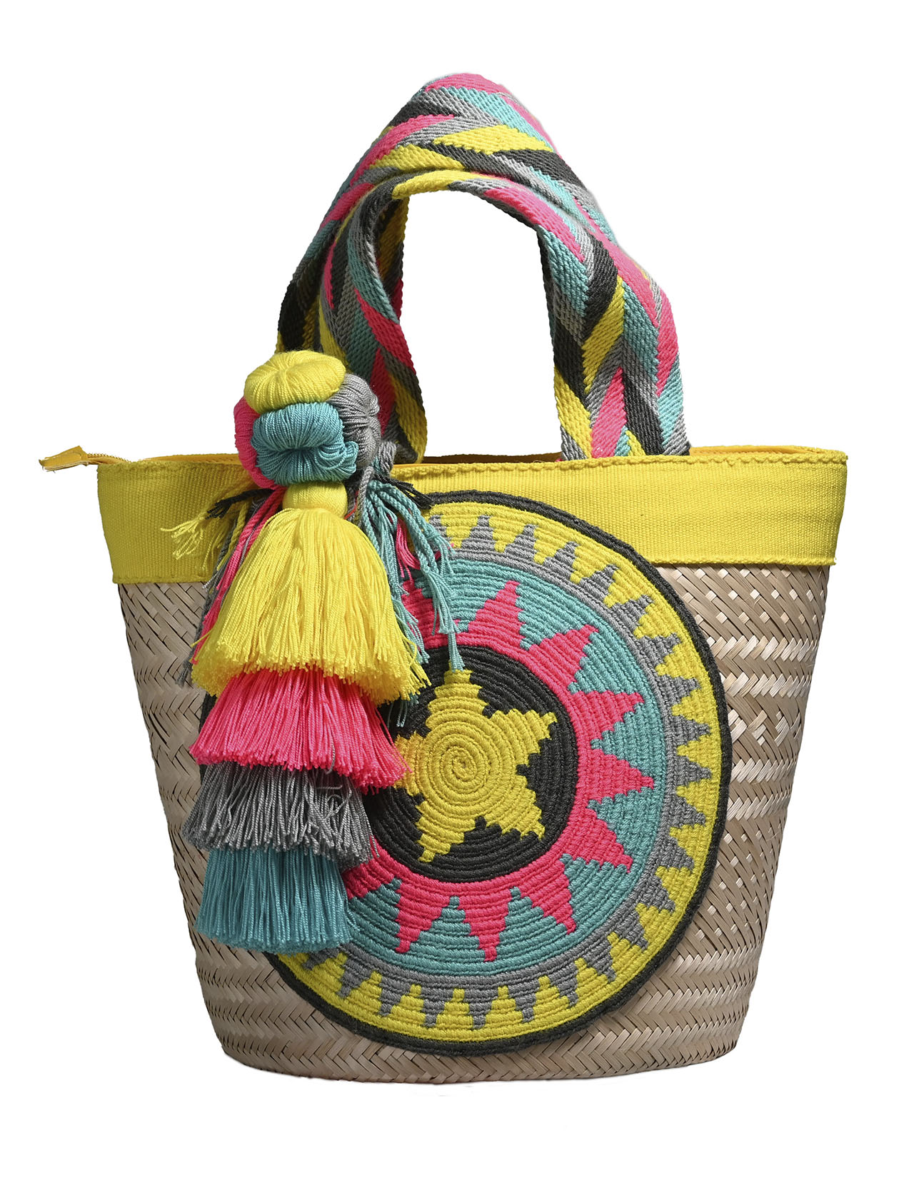 Yaluka large basket bag