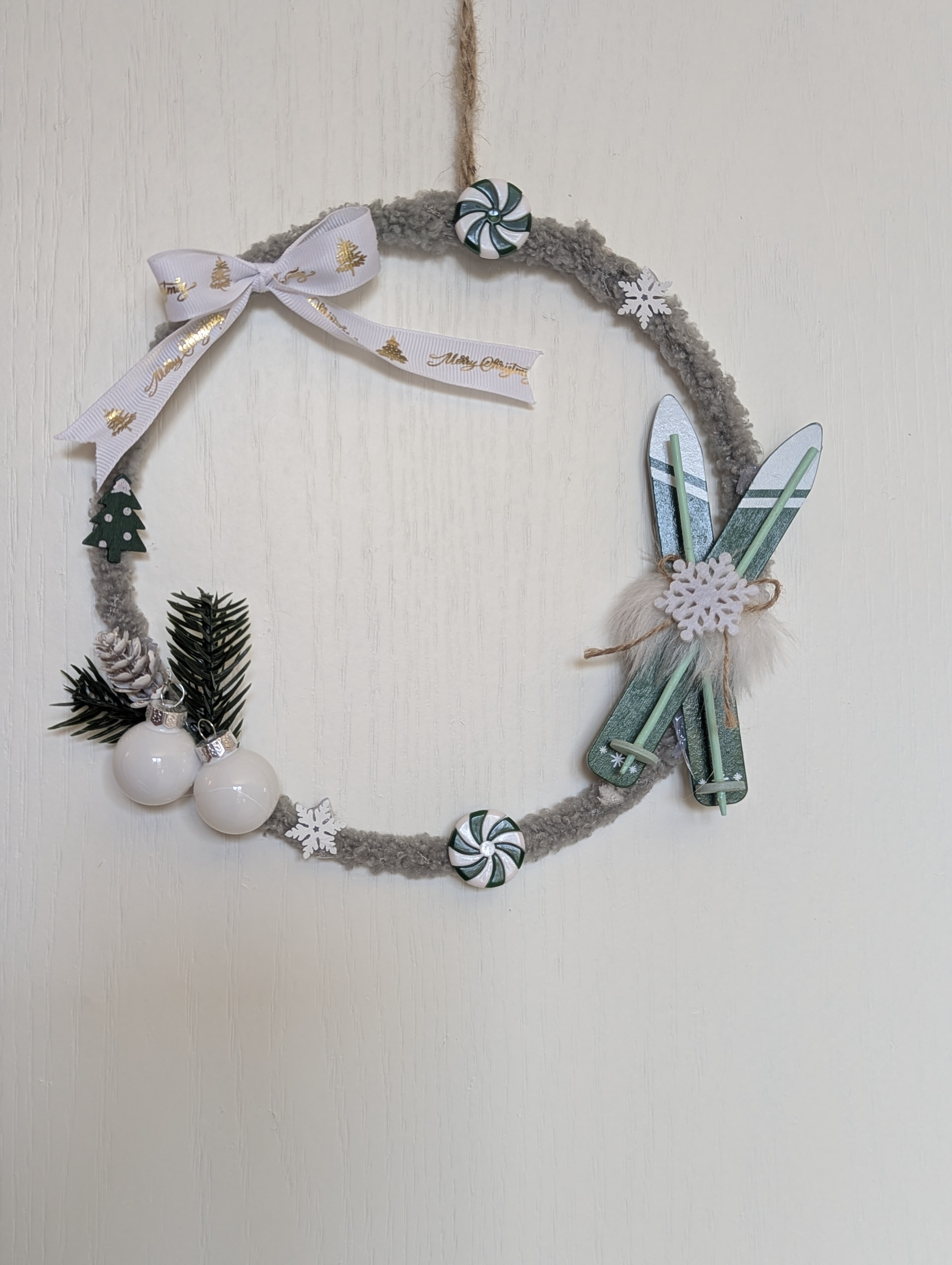 Couronne de Noël décorative