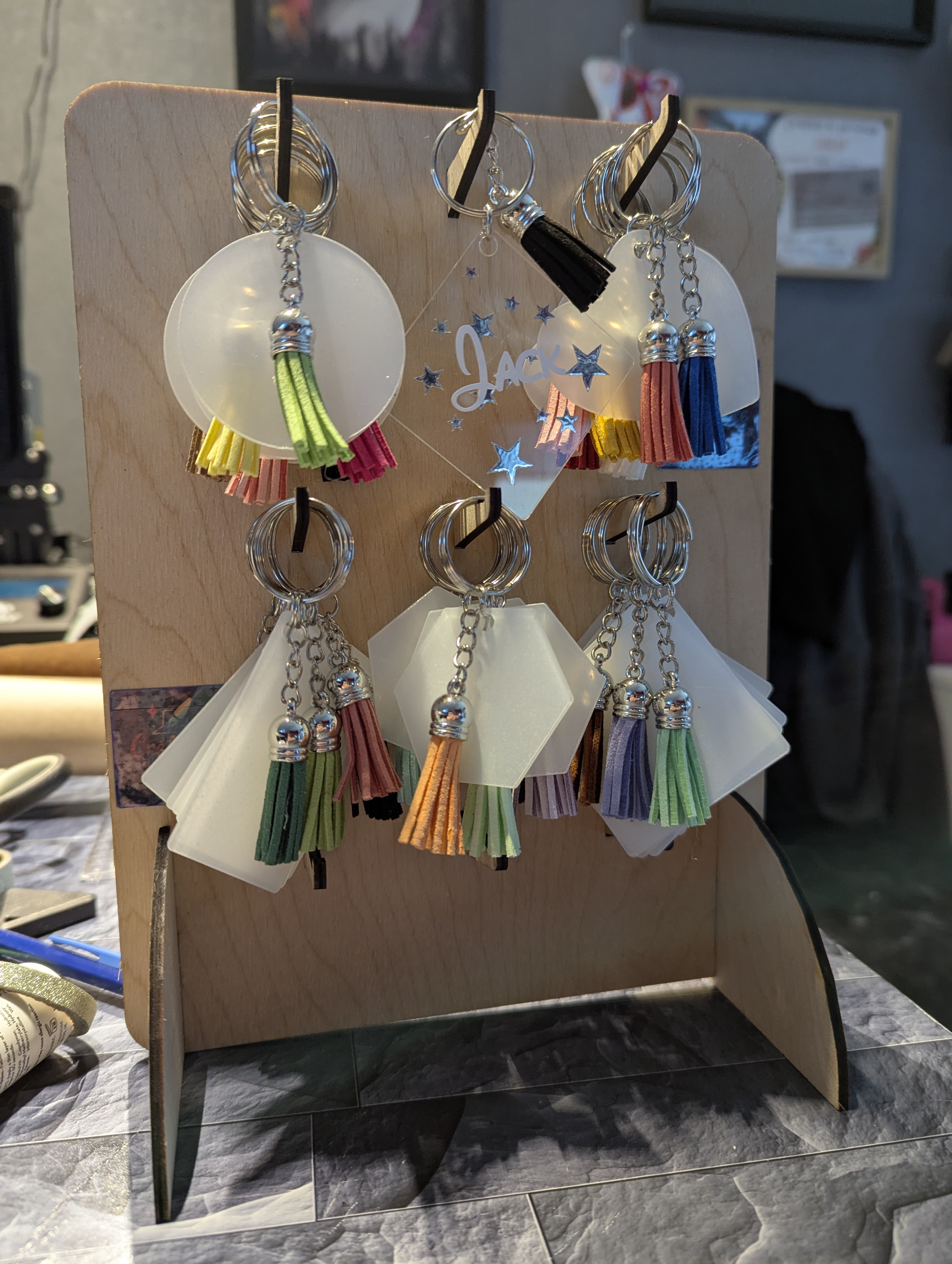 Porte-clés personnalisé  en acrylique