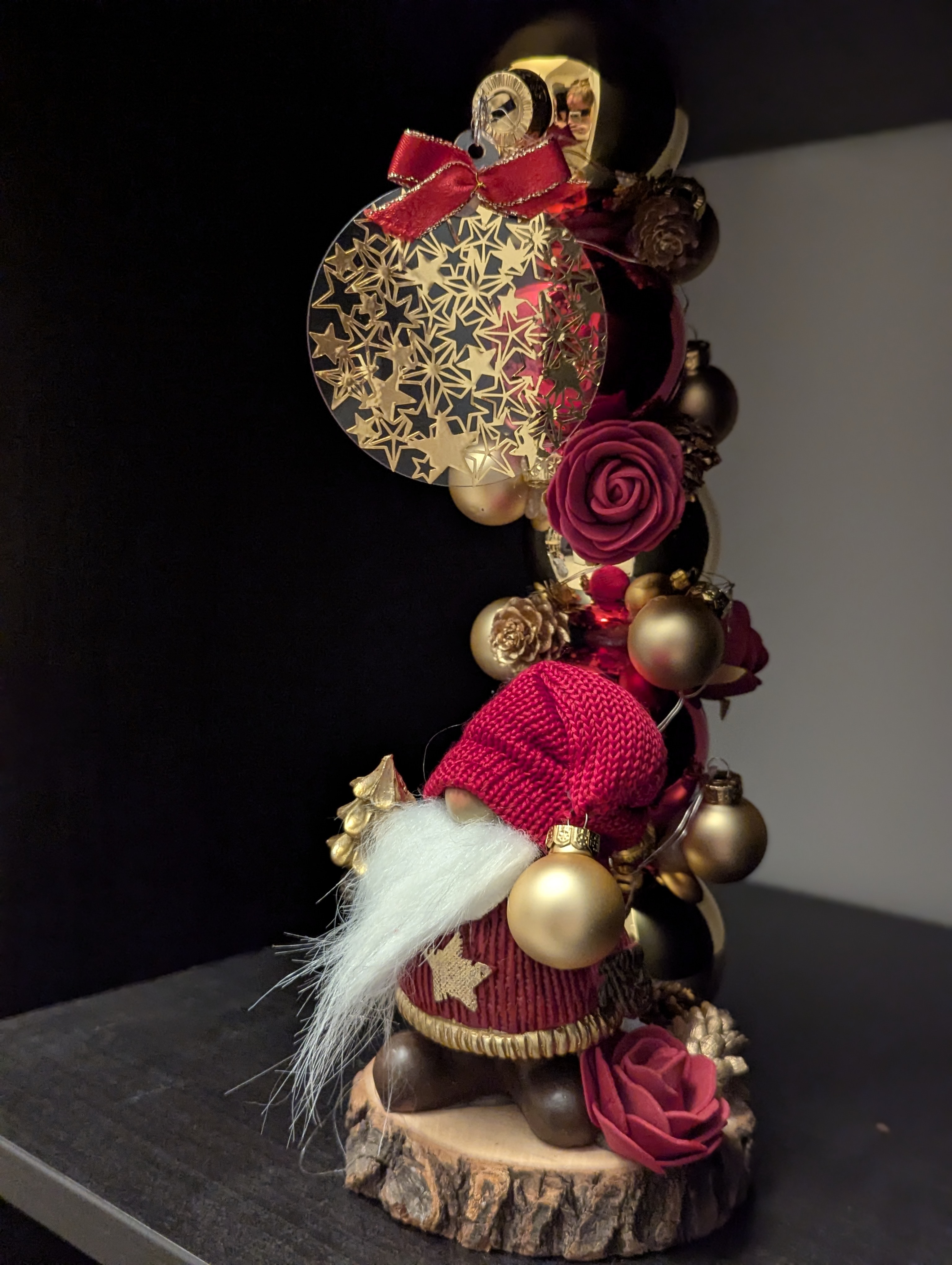 Décoration Gnome Rouge