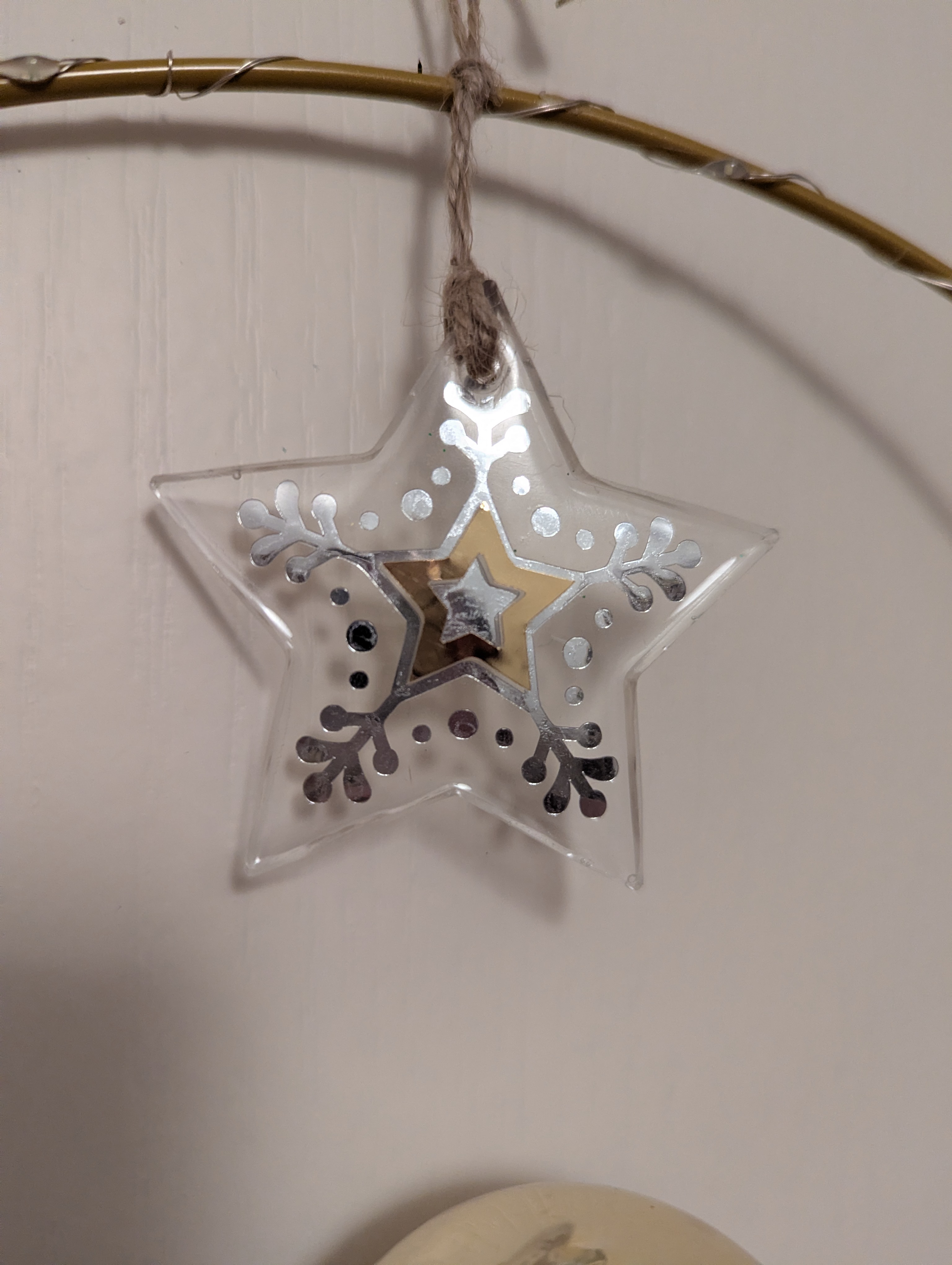 Couronne de Noël lumineuse