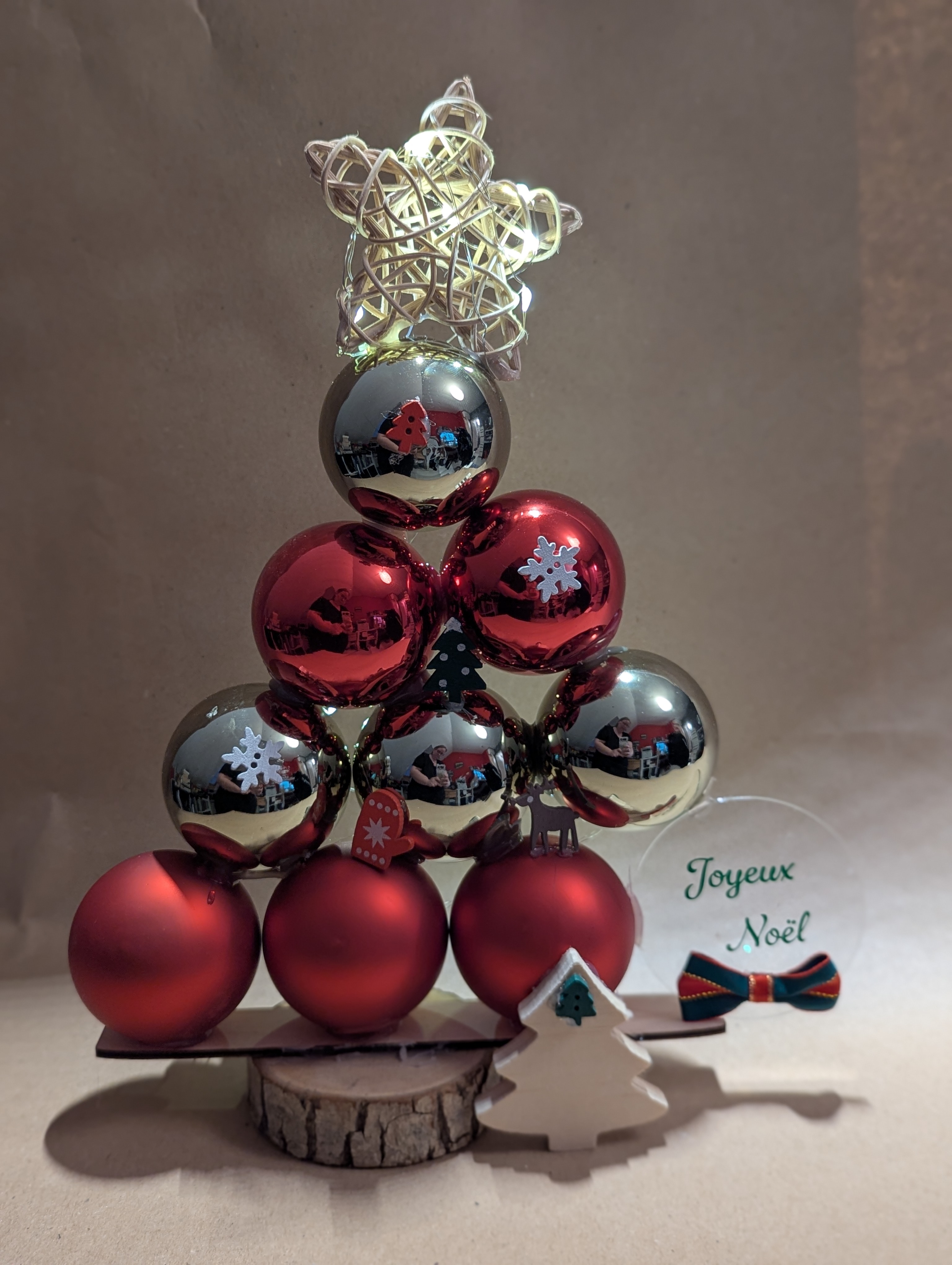 Sapin de Noël artisanal